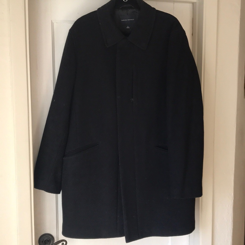 BANANA REPUBLIC MENS PEACOAT SIZE L